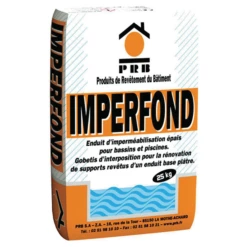 Enduit D'imperméabilisation épais Pour Piscines Et Bassins - Imperfond - Sac De 25 Kg