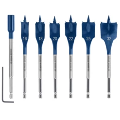 Bosch Coffret De 6 Mèches à Bois Plates Expert SelfCut Speed