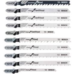 Lame De Scie Sauteuse Bosch Clean Precision Set De 10 Pièces