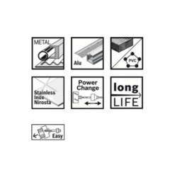 Coffret De 6 Scies Trépans Bosch électricien Avec Adaptateur Et 2 Forets