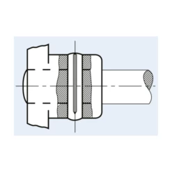 Goupille Cannelée Cylindrique Avec Bout De Guidage - 4,0x25mm - Boîte De 100