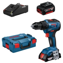 Perceuse Visseuse Bosch GSR 18V-55 + 2 Batteries GBA 18V 4.0Ah, Chargeur Et L-Boxx -Bosch Soldes Boutique 2 124