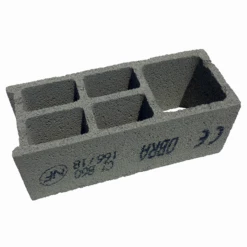 Bloc Béton Poteau 500x200x200 Mm - B60 OBRA - 3 Parois 5 Trous -Bosch Soldes Boutique 210394 1 20 281 29