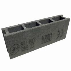 Bloc Béton Creux OBRA 500 X 100 X 200 Mm - B40 - 2 Parois 4 Trous
