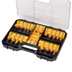 Coffret De 22 Fraises De Défonceuse Dewalt DT90017-QZ Queue De 8 Mm