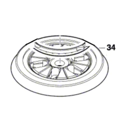 Plateau De Meulage Pour Ponceuse GEX 125-150 AVE 2608601106 Bosch