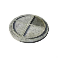 Couvercle Béton Pour Réhausse De Fosse Sceptique - TVB - Diamètre 45 Cm