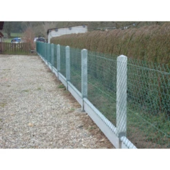 Poteau En Béton Pour Clôture - Sections 10 X 10 Cm - Longueur 2 Mètres -Bosch Soldes Boutique 3 135