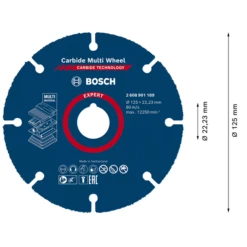 Disque à Tronçonner Multi-matériaux - Expert Carbure Bosch - 125 Mm -Bosch Soldes Boutique 3 17