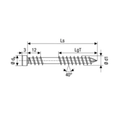 Spax Vis Terrasse - Filetage De Fixation Tête Cylindrique En Inox A4 - 6x50mm -Bosch Soldes Boutique 4 52