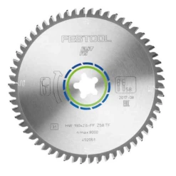 Lame De Scie Festool à Denture Fine 190 X 2.6 FF TF 58 Dents