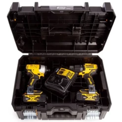 Ensemble Perceuse-visseuse à Percussion DCD709 + Visseuse à Choc DCF809 Dewalt Avec 2 Batteries 18V 4Ah Et Chargeur -Bosch Soldes Boutique 5 51
