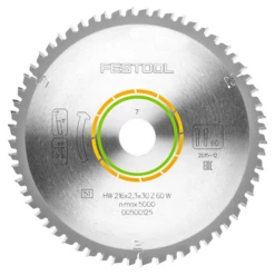 Lame De Scie Festool Denture Fine 216x2,3x30 W60pour KS 60