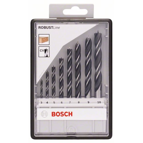 Coffret De 8 Mèches à Bois Hélicoïdales Bosch 3 4 5 6 7 8 9 Et 10 Mm 3 Coffret De 8 Mèches à Bois Hélicoïdales Bosch 3 4 5 6 7 8 9 Et 10 Mm