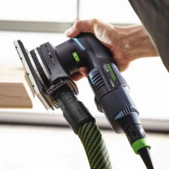 Ponceuse Vibrante Hybride Festool RTSC 400 Li 2 Batteries 3,1Ah Chargeur Et Adaptateur Secteur -Bosch Soldes Boutique 575724 3