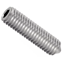 Vis à Métaux Sans Tête Six Pans Creux Bout Pointeau Inox A2 M8x16