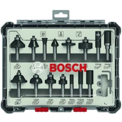 Fraise Mixte Bosch Queue De 8 Mm En Coffret De Démarrage De 15 Outils