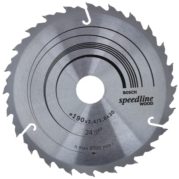 Lame Scie Circulaire Bois Bosch Speedline Wood 190 Mm X 30 Mm 24 Dents 3 Lame Scie Circulaire Bois Bosch Speedline Wood 190 Mm X 30 Mm 24 Dents
