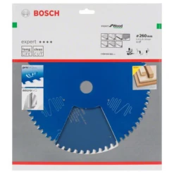 Lame De Scie Circulaire Bosch Expert For Wood 260 X 30 X 2,4 Mm 60 Dents