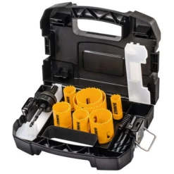 Coffret De 7 Scies Cloches Dewalt DT83002-QZ Avec 2 Mandrins Et 2 Mèches