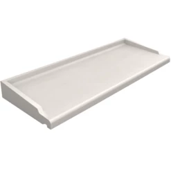 Appui De Baie Ou De Fenêtre ABS 2 Monobloc Blanc - 35,5 CM X 68 CM