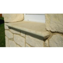 Appui De Fenêtre A3 En Pierre De Beaulieu Naturelle - Coloris Olivier - Largeur 35 Cm -Bosch Soldes Boutique appui3