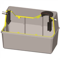 Fosse Toutes Eaux En Béton + Préfiltre à Cassette Incorporé - 3000 LTR - 2,4 Mx1,2 Mx1.65 M -Bosch Soldes Boutique autrevisuel 520428