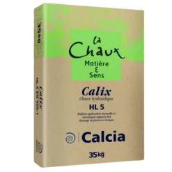 Chaux Hydraulique Calix HL 5 Calcia - Sac De 35 Kg