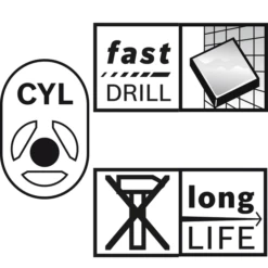 Foret Carrelage Tendre Bosch Cyl-9 Ceramic 10 X 90 Mm 2608587165