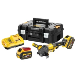 Meuleuse Dewalt DCG418T2-QW XR Flexvolt 54V Ø125 Mm Avec 2 Batteries 6 Ah Et Chargeur -Bosch Soldes Boutique dcg418t2 3