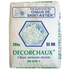 Chaux Aérienne éteinte Pour Parements Et Badigeons - Décorchaux - Sac De 20 KG