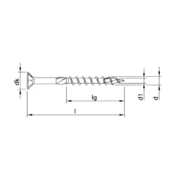 Vis Bois Heco Topix Plus Acier Zingué Fraisée 8x260mm FP HD40 X50 -Bosch Soldes Boutique dimensions bois torx tf 1