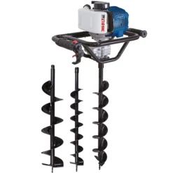 Tarière Thermique Scheppach EB1700 1,77CV Avec 3 Tarières Ø100mm ,Ø150mm, Ø200mm -Bosch Soldes Boutique eb1700