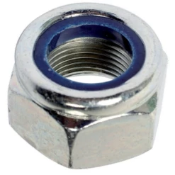 Écrou Frein Zingué Avec Bague En Nylon - DIN 985-8 - M10