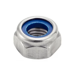 Écrou Hexagonal Indesserrable Bague Nylon Inox A4 DIN 985 10 Mm X100