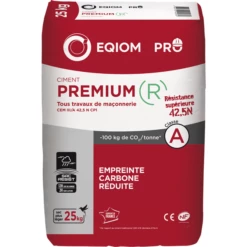 Ciment à Maçonner Multi-usage - Premium R - CEM III/A 42,5 N CP1 - Sac De 25 Kg