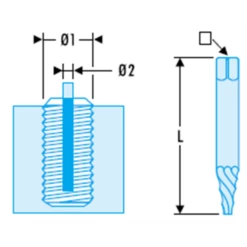 Extracteur De Goujons à L'unité Pas à Droite 6 - 8 Mm Facom 285.5 -Bosch Soldes Boutique extracteur de goujon 1