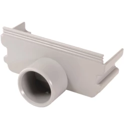 Fond Naissance Nicoll NAHJ13 Pour Caniveau CAB13 - Gris - Ø 40/50 Mm