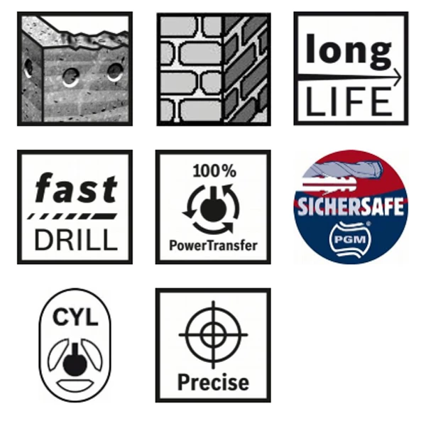 Foret à Béton Bosch CYL-5 Dimension 8,0 X 50 X 100 Mm 2608588151 5 Foret à Béton Bosch CYL-5 Dimension 8,0 X 50 X 100 Mm 2608588151 – Image 3