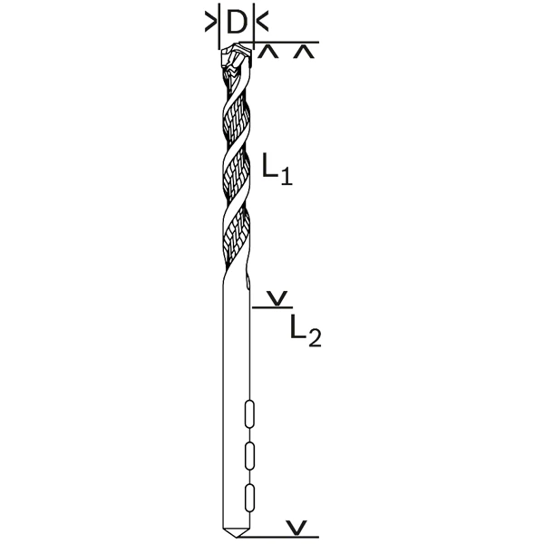 Foret à Béton Bosch CYL-5 Dimension 8,0 X 50 X 100 Mm 2608588151 4 Foret à Béton Bosch CYL-5 Dimension 8,0 X 50 X 100 Mm 2608588151 – Image 2