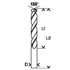 Foret à Métaux Rectifié Bosch HSS-Co DIN 338 4 Mm Longueur Utile 43 Mm -Bosch Soldes Boutique foret4
