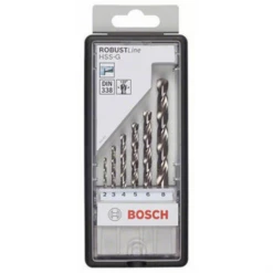Coffret De Forets à Métaux Bosch Robust Line HSS-G DIN 338 1 à 10 Mm