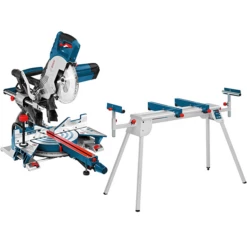 Scie à Onglet Radiale Bosch GCM 8 SJL+ Support De Travail GTA 2600 -Bosch Soldes Boutique gcm 8 sjl 2