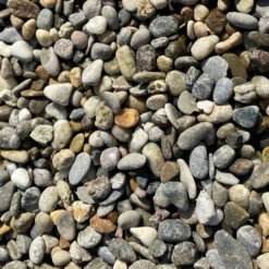 Gravier Alluvionnaire Roulé Lavé - Granulométrie 11/22 Mm - Godet De 0,25 M³