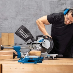 Scie à Onglet Radiale Scheppach Ø216 Mm - HM216 Avec 2 Lames