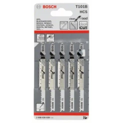 Bosch Lame De Scie Sauteuse Pour Bois T 101 B Jeu De 5 Lames 2608630030 12 Bosch Lame De Scie Sauteuse Pour Bois T 101 B Jeu De 5 Lames 2608630030 -Bosch Soldes Boutique imageproduct309778 2