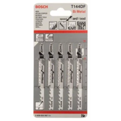 Bosch Lame De Scie Sauteuse Pour Bois Dur T 144 DF Jeu De 5 Lames : 2608634567 -Bosch Soldes Boutique imageproduct351446 1