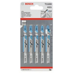 Bosch Lame De Scie Sauteuse Pour Métal T 118 B Jeu De 5 Lames : 2608631014 -Bosch Soldes Boutique imageproduct351449 2