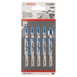 Bosch Lame De Scie Sauteuse Pour Métal T 118 BF Jeu De 5 Lames : 2608634503 -Bosch Soldes Boutique imageproduct351487 2
