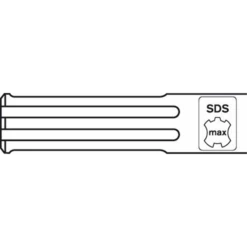 Bosch Burin Carrelage Sds Max 300 X 80 Mm 1618601019 3165140052979